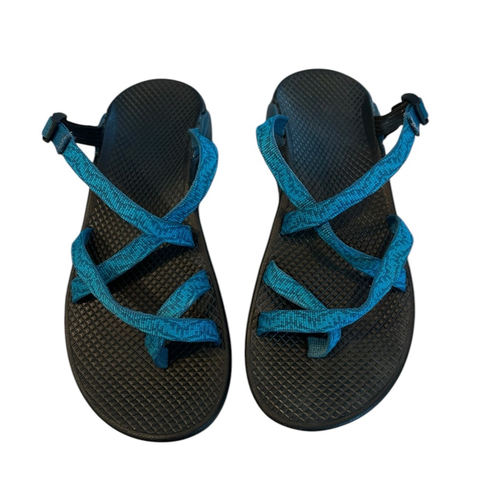 Chaco Blue and Black Women's Sandals